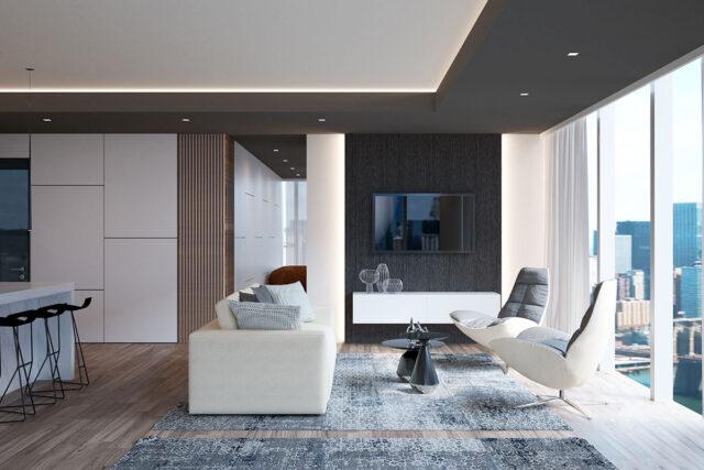 Appartamento di lusso con vista su Manhattan