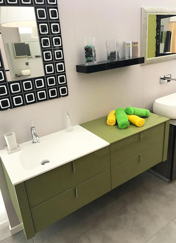 Mobile Bagno Verde Oliva